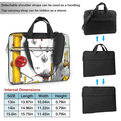 Maletín para portátil de 14 pulgadas para hombre y mujer miniatura 4