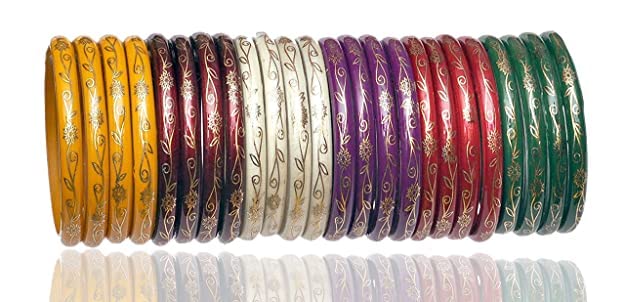Image of NMII Bangle Set for Women (Multi-Colour)