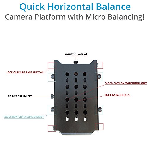 FLYCAM HD-5000 Video DSLR Camera Stabilizer | Handheld Steadycam | Quick Release + Table Clamp (FLCM-HD5-QT) - Image 4