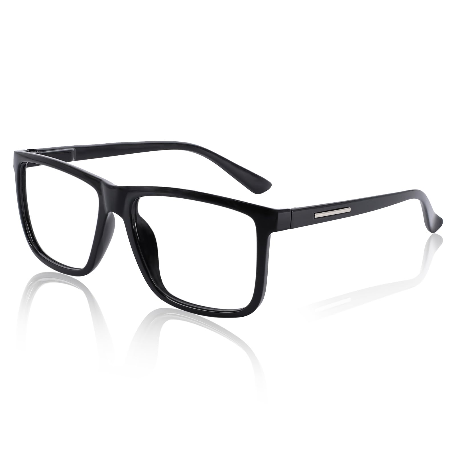 AEZUNI Large Reading Glasses Men Oversized Retro Square Readers 1.0 1.25 1.5 1.75 2.0 2.25 2.5 2.75 3.0 3.5 4.0 5.0 6.0