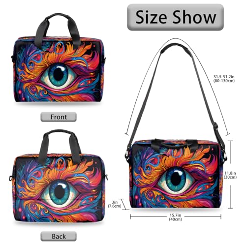 Bolso portátil colorido para laptop 16in impermeable miniatura 6