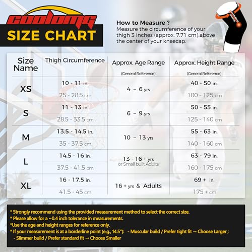 Image of COOLOMG Basketball Knee Pads for Kids Youth Adult