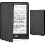 AUTO SCHLAF-WACH-FUNKTION - Öffnen Sie den magnetischen Deckel, um Ihren Kobo einzuschalten. Schließen Sie die E-reader-Abdeckung, Ihr Gerät wechselt in den Schlafmodus. Dies verhindert