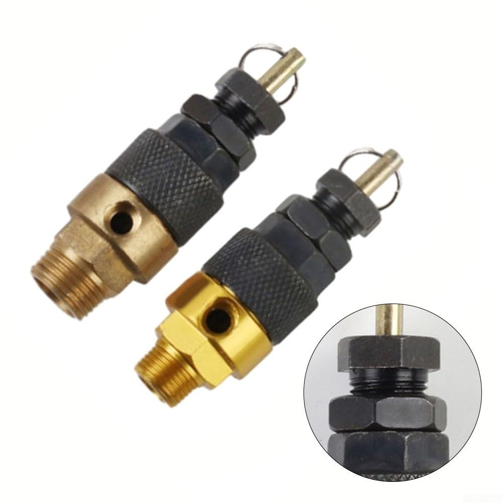 3/8 Und 1/2 Zoll BSP Luftkompressor-Sicherheitsventil – Druckentlastungsregler, Bronze/Messing, Gewindeanschluss
