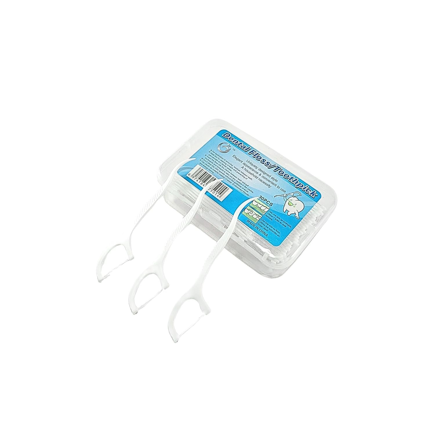 Dental Floss Toothpick Picks for Teeth Cleaning - 3-in-1 Tooth Cleaning Stick Set with Floss, Interdental Pick & Plaque Remover for Fresh Breath, Oral Care & Healthy Gums (50 Stick)-picture-27