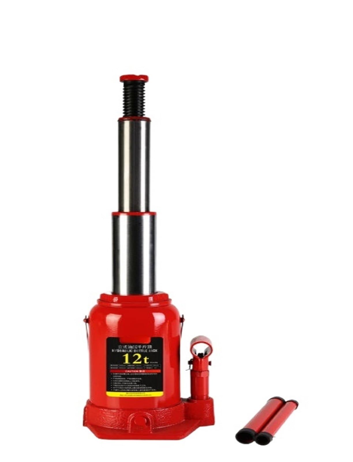 Hydraulic Jack, 12T/16T/20T/30T/32T/50T Vertical Hydraulic Jack Car Car Tire Changing Tool Car Jack(12T Double Section)