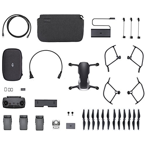 DJI CP. PT. 00000154.01 Mavic Air Drone Fly más Combo, Onyx Negro
