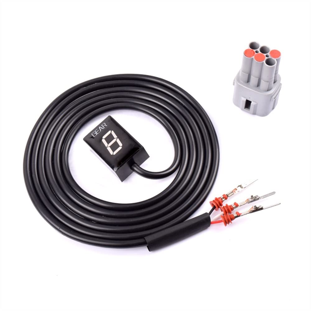 Indicador Marchas Moto Medidor Digital de Velocidad Motocicleta para RM-Z450 RMZ450 RM Z450 Z 450 Motobike L 1-6 Nivel indicador Marcha Accesorios