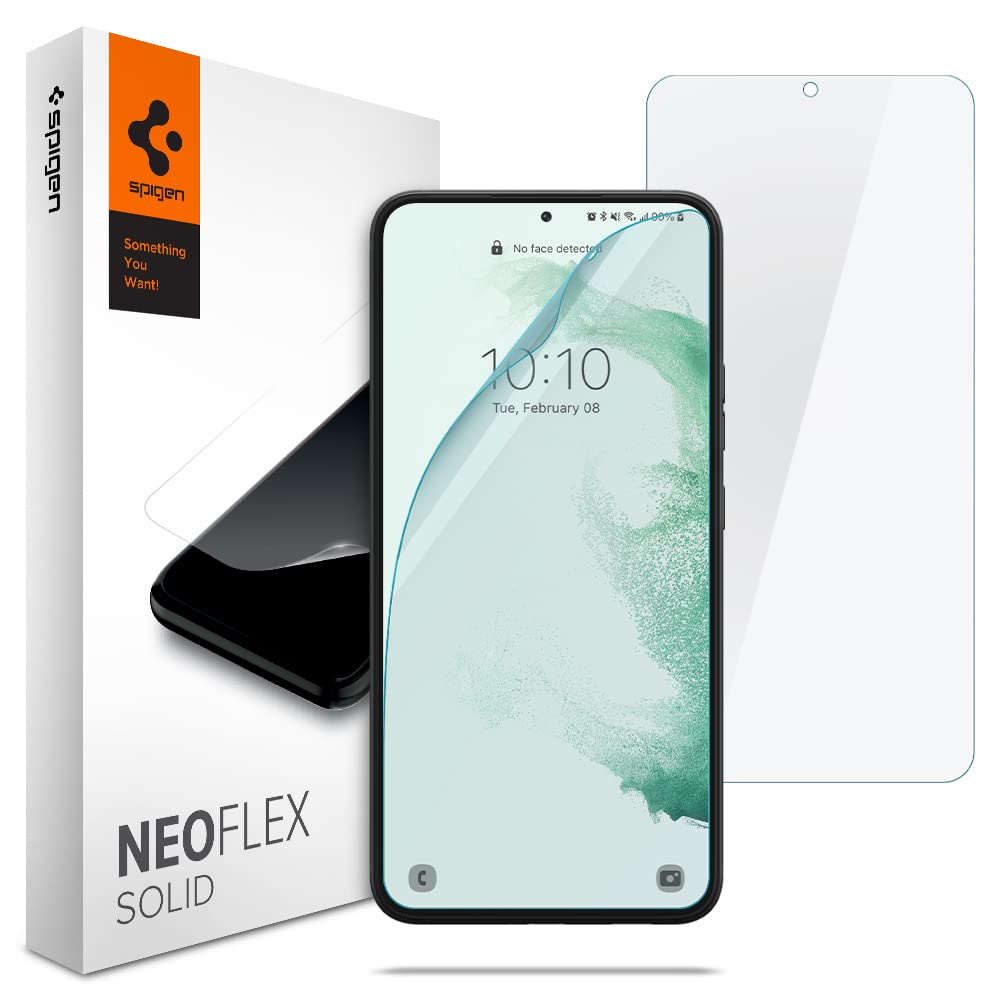 Spigen TPU Neoflex Solid Transparent Screen Protector Guard For Galaxy S22 Plus - 2 Pack