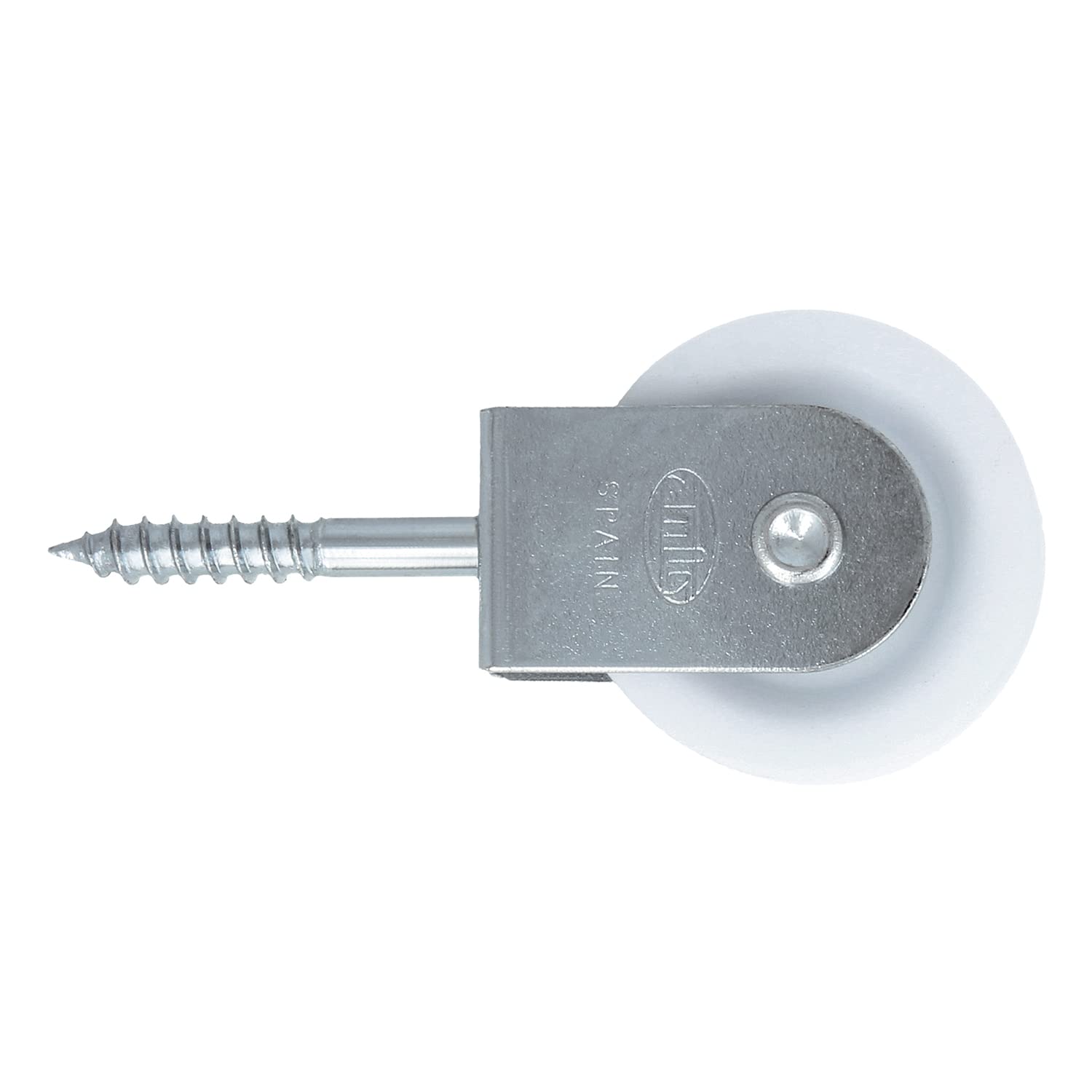 Amig Multicolor - Steel Pulley With Plastic Roll For Clothes Airers Ø 39 Mm - Includes Fastening Coach Screw