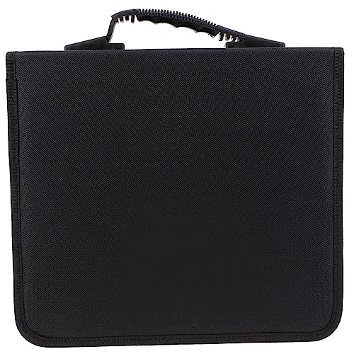 PRETYZOOM Portable Capacity CD Dvd Case Holder Oxford Cloth Storage Bag Organizer for Home and Car Protects Discs From Scratches present for CD and Dvd Enthusiasts