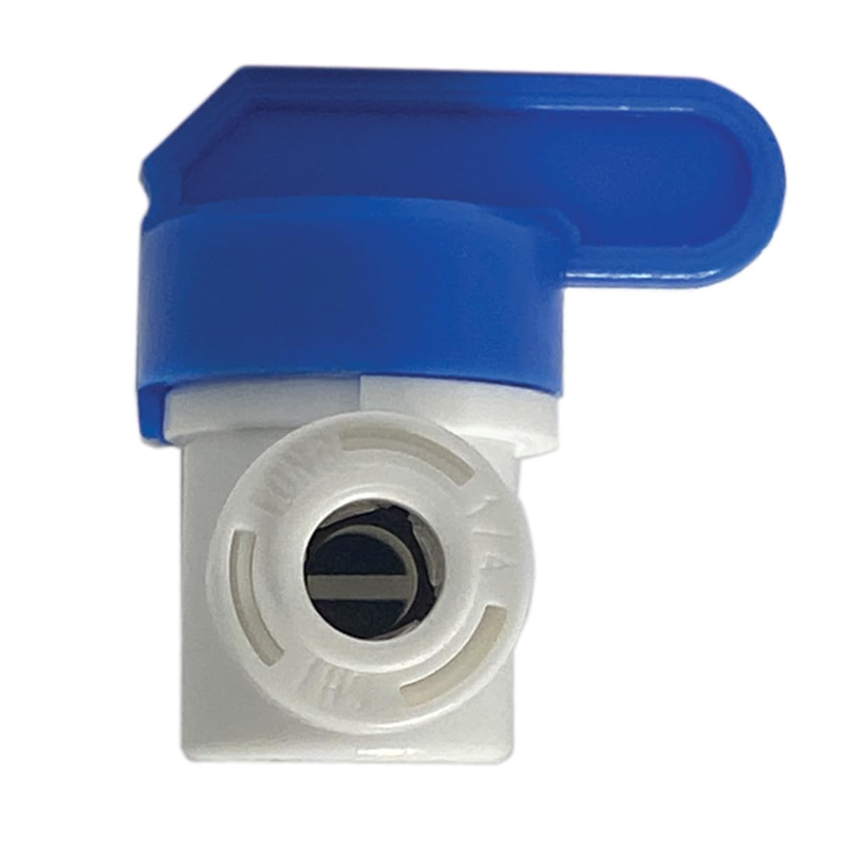 Válvula de cierre Speedfit de 1/4 pulgadas - Con clips de bloqueo - Ajuste de fontanería de conexión rápida para sistemas de filtración y RO - Compatible con PPSV040808WP