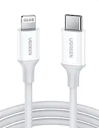 UGREEN Cabo USB C para Lightning - Cabo Lightning de carregamento rápido PD com certificação MFi de 6 pés compatível com iPhone 14/14 Pro/14 Pro Max, iPhone 13/12/11/X/XR/XS/8 Series, MacBook,
