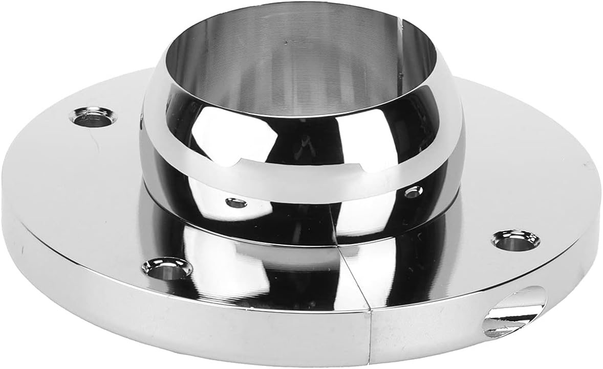 Steeencircle Column Floor Mount, Swivel Steeencircle Column Floor Mount Replacement, Polished Round Steeencircle Column Floor for SBC BBC 350 Engine 2in