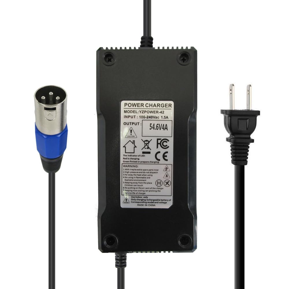 Amazon.com: Abakoo 54.6V 4A Power Adapter for 48V 13S Lithium
