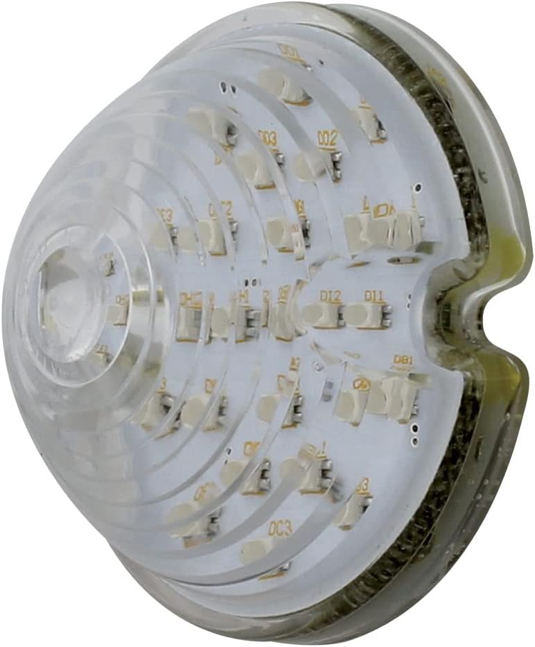 United Pacific CPL5362C 1953-62 Chevy Corvette LED Parking Light Lens - Clear Lens, 1 Pack