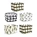 ZEACCT 5 PCS Mini Paniers de Rangement, panier rangement bébé en Tissu Petite Boite de Rangement Pliable Organisateur pour Jouets, Jouets, Maquillage, Petits Objets,Livres,Organisation De Bureau.