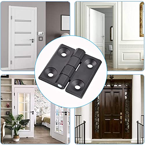 Exbrith 4 Pezzi Cerniere a Testa in Acciaio