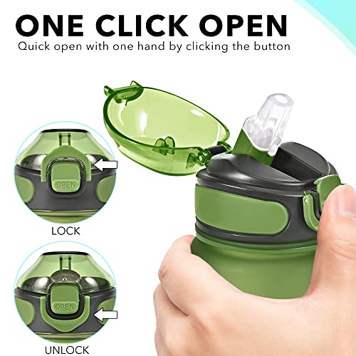 Image of Enerbone 32 oz Water Bottle with Times to Drink and Straw, Motivational Drinking Water Bottles with Carrying Strap, Leakproof BPA & Toxic Free, Ensure You Drink Enough Water for Fitness Gym Outdoor