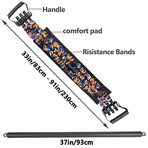 Sfeexun Resistance Band Bar Bench Press