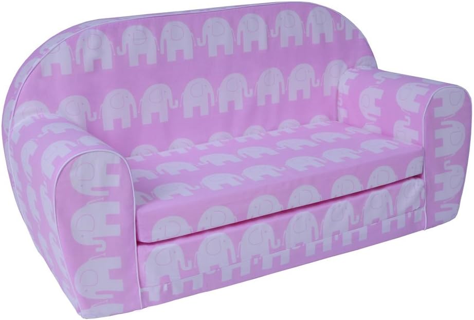 Childrens Sofa Kids Sofa bed Toddlers Foldable 2 in one sofa and bed