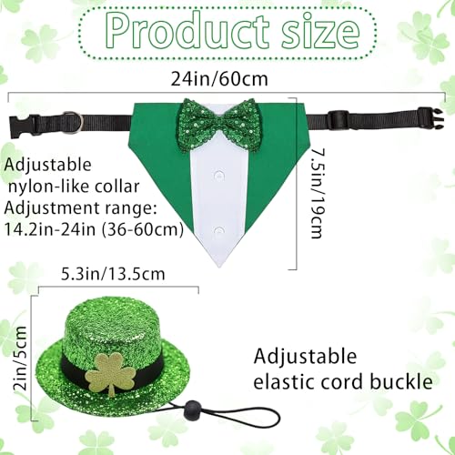 Disfraz para perro Leprechaun St. Patrick’s Día Talla M miniatura 2