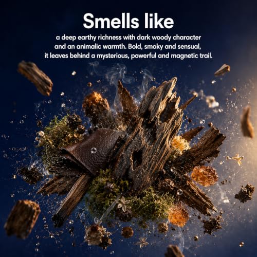 Image of Rare Oud Eau De Parfum for Men 50ml | Oriental Woody Luxury Perfume | 20% Concentrate | Long Lasting Fragrance