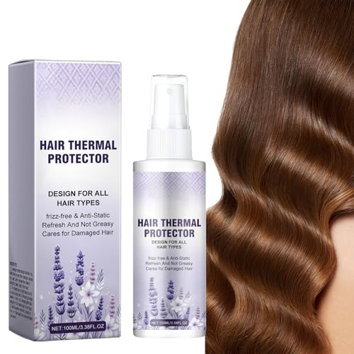 Spray de Protección Térmica, Spray Protección Y Prevención, Protector Térmico Cabello, Reduce el Encrespamiento para un Brillo Intenso, Protege Hasta 230°C, para Todo Tipo de Cabello