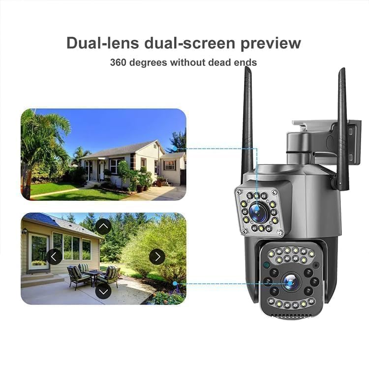Image of TP PLUS 3MP WiFi Light Bulb Camera for Home Indoor | 360 View | Full HD | Color Night Vision (Dual Lens PTZ2)