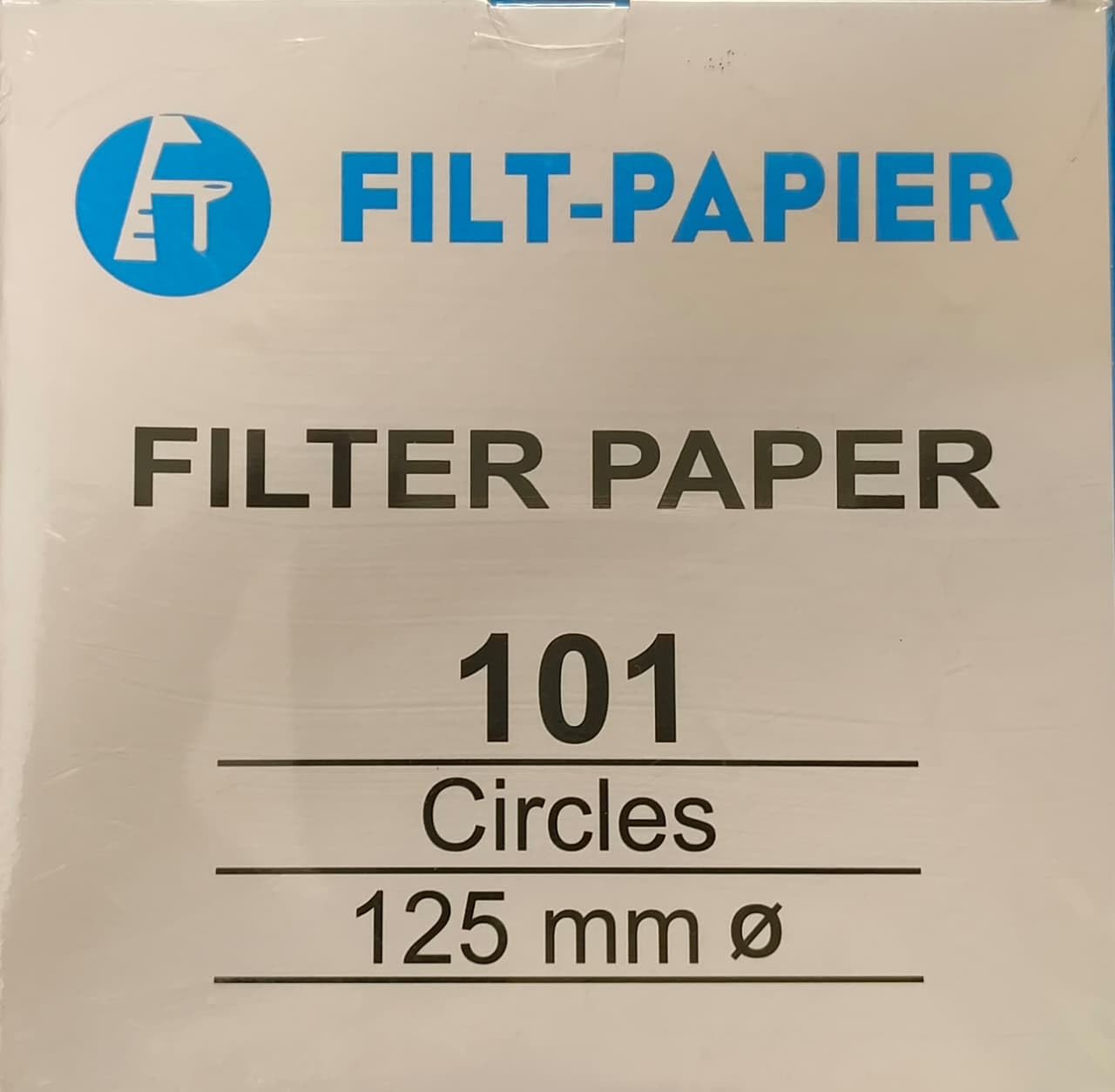 125 mm (12.5 cm) filter paper grade 1 | qualitative filter paper for laboratory | round sheets pack of 100 | for school, colleges, chemistry lab experiments, pharma industries
