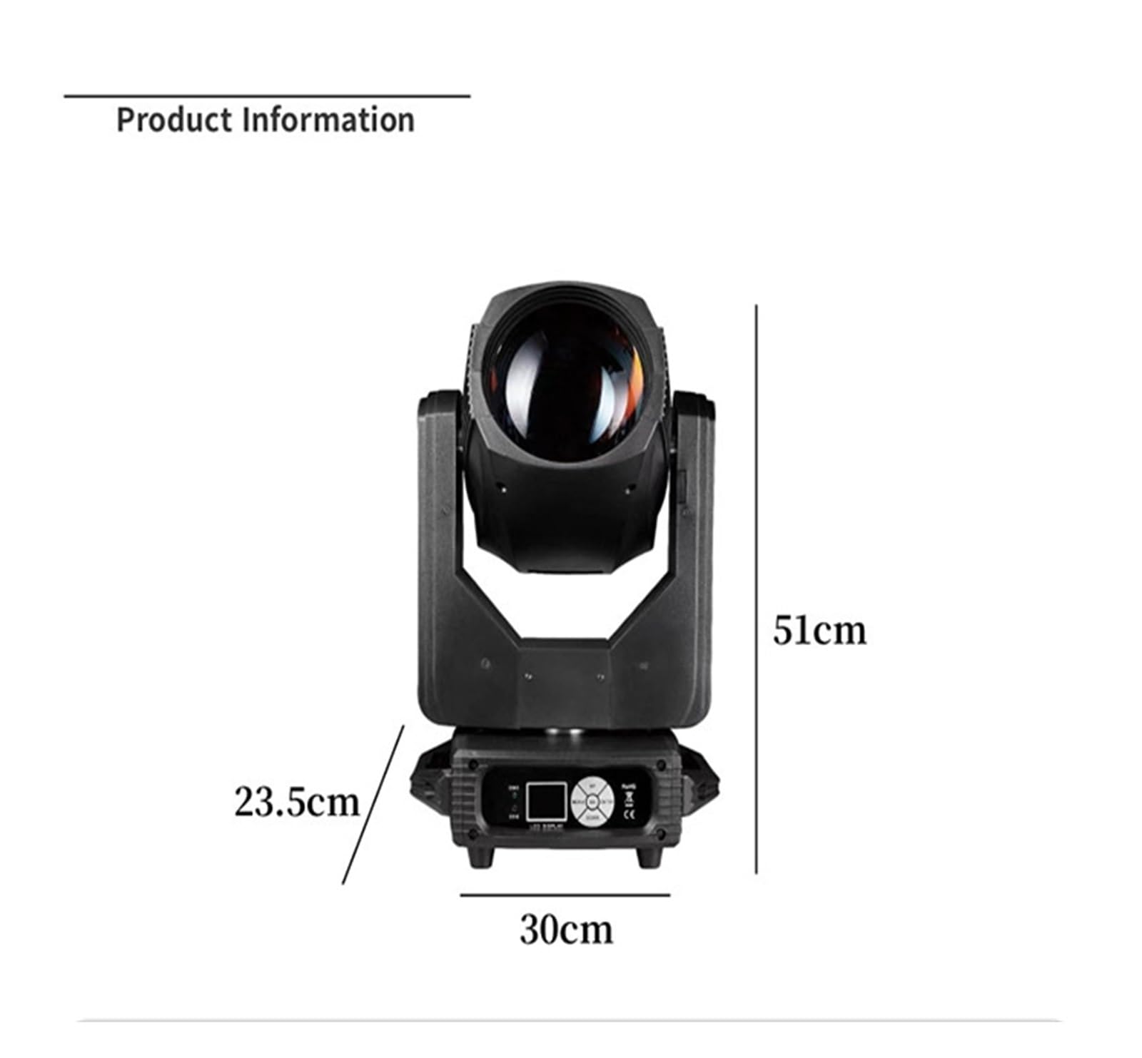Reflektor LED 295 W z ruchomą głowicą DMX512 DJ Disco Bar Party Koncert Weselne oświetlenie sceniczne Na imprezy i do klubów