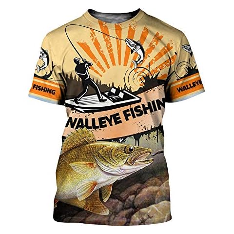 Camiseta BBYOUTH Hombres Camo 3D Bass Pesca Animal Caza Reaper Lámina Tatuaje Harajuku Cover