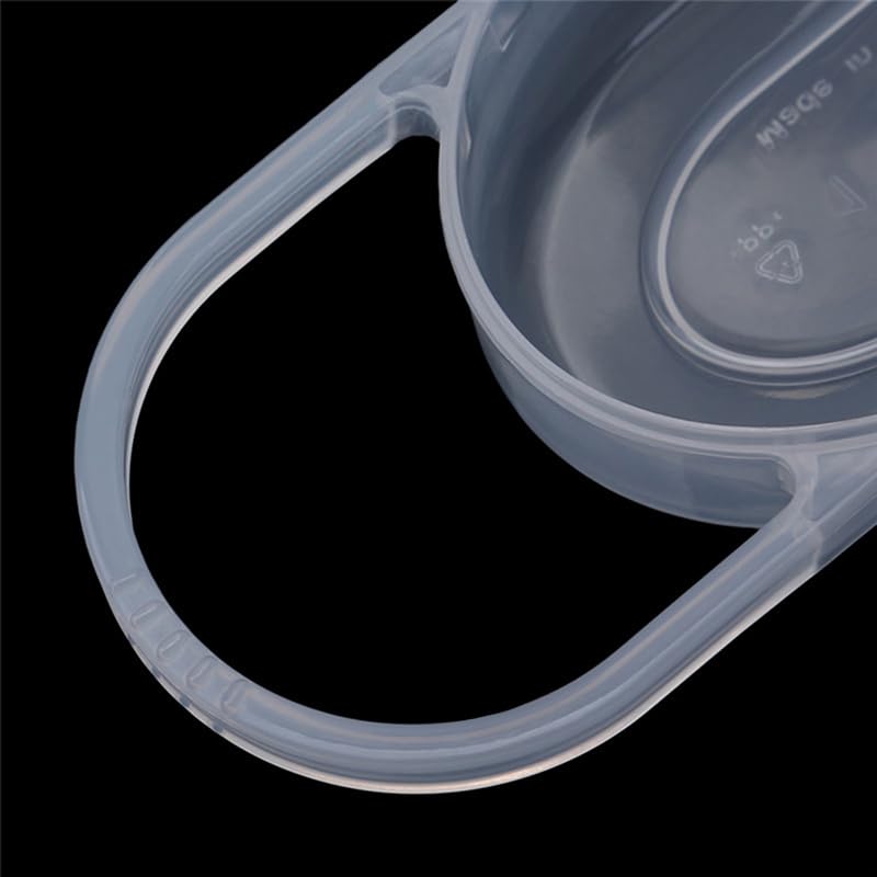 Image of AKOAK Pacifier Box, Travel Universal Pacifier Box with Handle, is Very Useful for Mothers - A Great BPA-Free Tool for Storing Pacifiers, Pack of 2 (White)