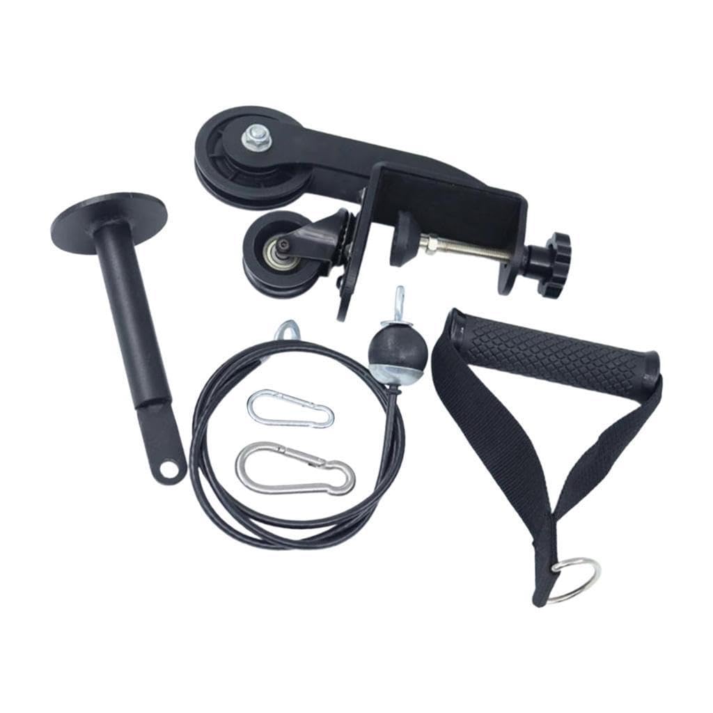 Sangle de bras de fer et poulie de musculation, accessoires pour un équipement de fitness polyvalent à domicile : musculation des biceps, entraînement des -bras, etc.
