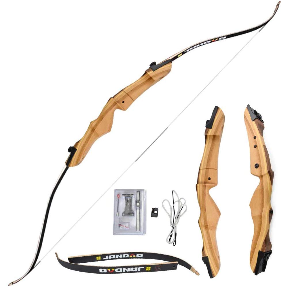 Resto Per Freccia Da Arco ANCLLO - 4 Pezzi Nero, Per Arco Ricurvo Destrorso, Con Adesivo 3M, Per Caccia E Tiro - Foto 5