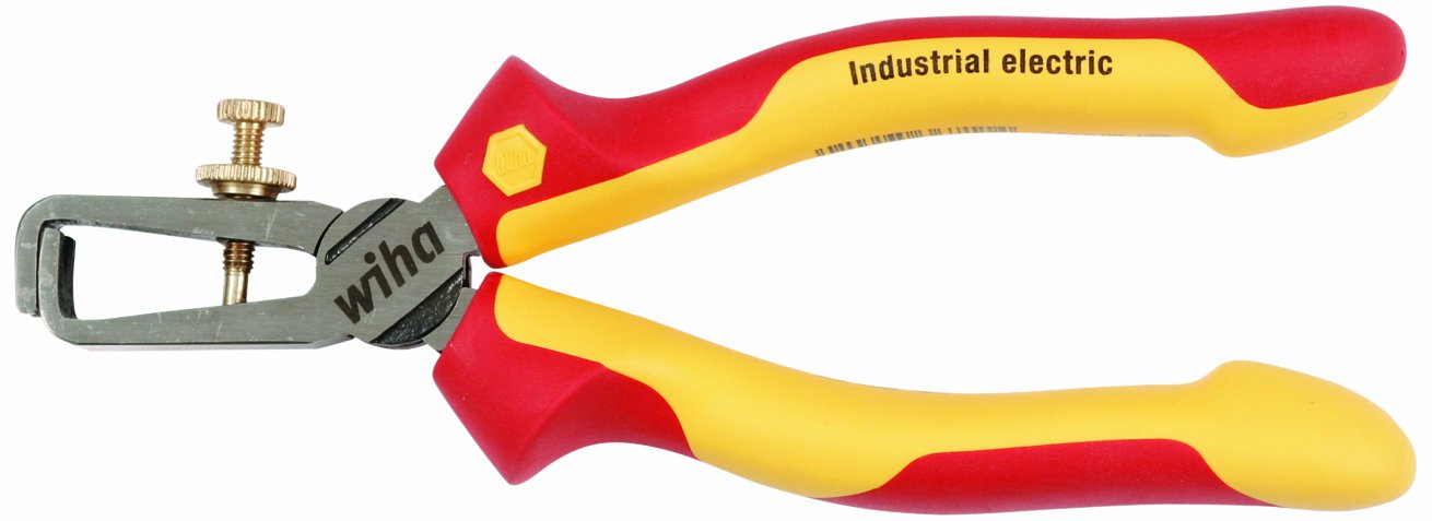 Wiha32947 6.3-Inch Insulated Industrial Stripping Pliers