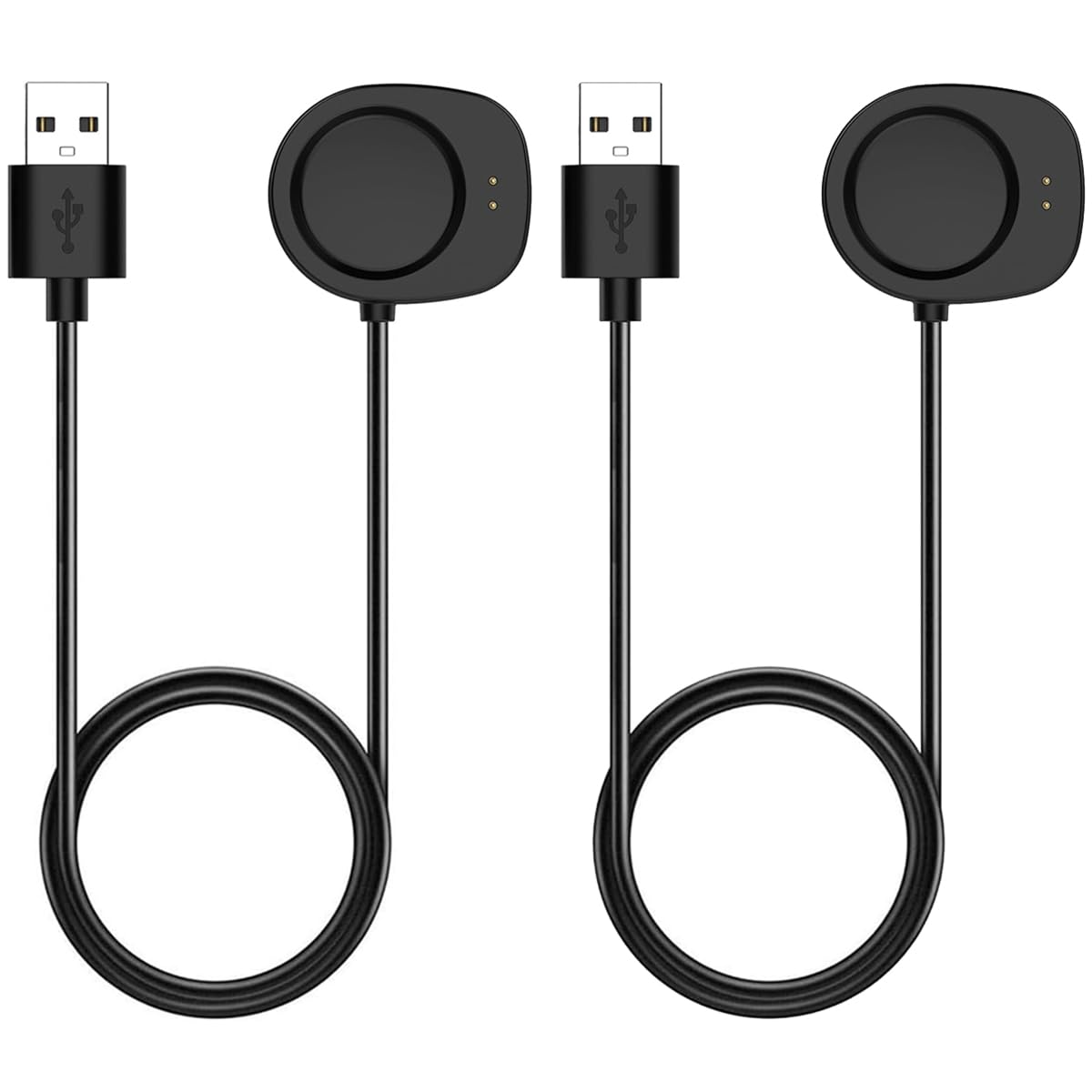 Kissmart Charger for Amazfit T-Rex 3/Balance, Replacement Charging Cable Cord for Amazfit Balance, T-Rex 3 Smart Watch (2-Pack, 3.3ft/1m)