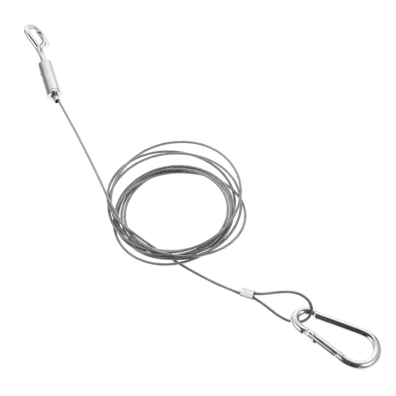 AUTSUPPL 1pc Stainless Steel Wire Rope Hanging Lamp Cord for Light Fixture Galvanized Wire Rope