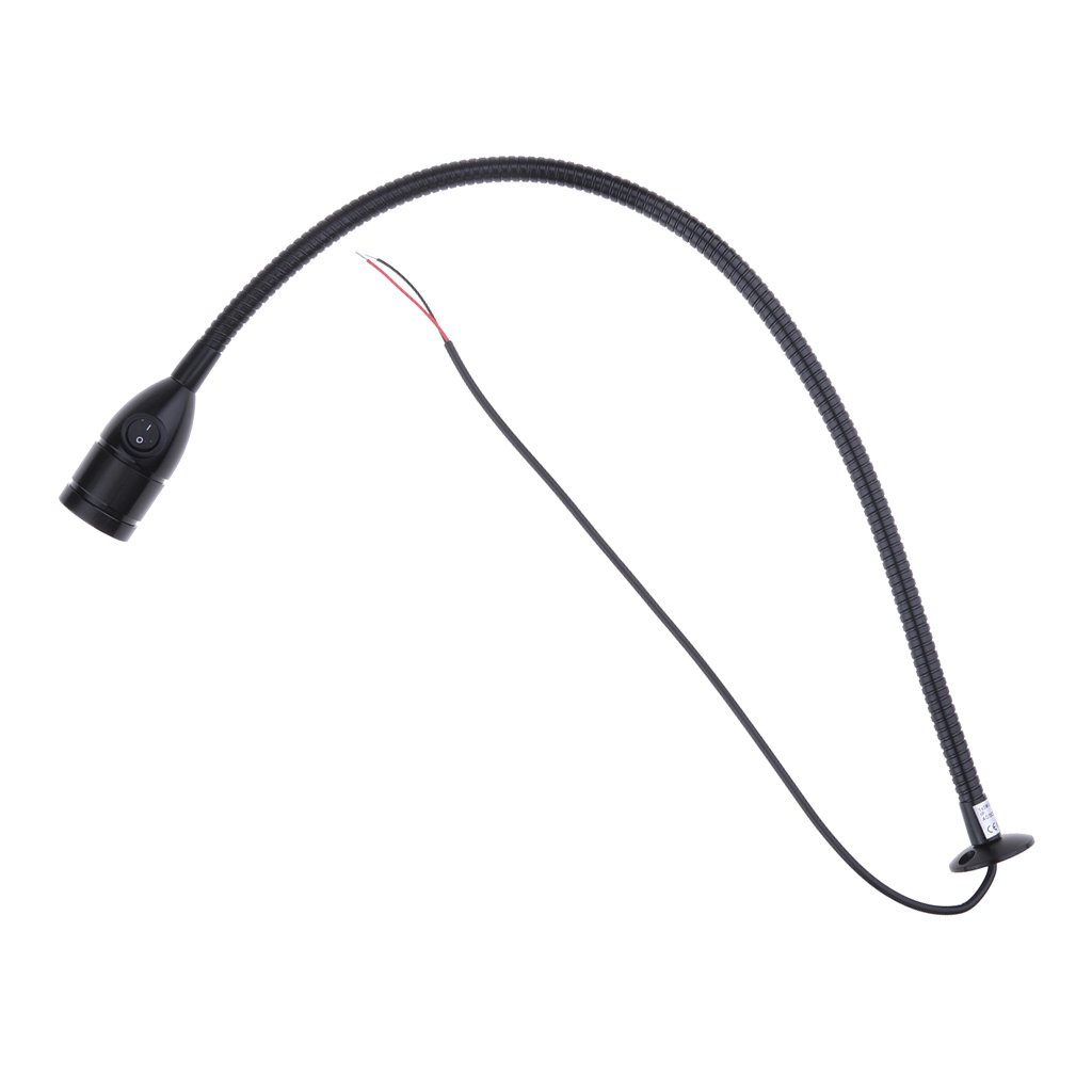 Almencla Bateaux De Lecture De Véhicules De Plaisance à LED à Fixation Murale, à Côté De Lampes, Lampe à Applique Filaire avec Interrupteur, 12V / 3W / 6000K,