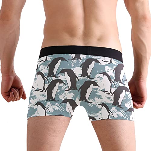 ZZKKO Jungle Monkey Mens Boxer Briefs Underwear Breathable Stretch Boxer Trunk with Pouch S-XL4