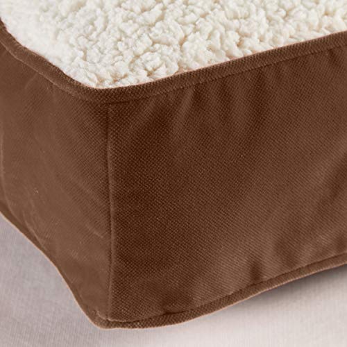 South Pine Porch Buddy Rectangle Pillow Style Dog Bed, Latte, Extra Small (18" x 24") - Image 4