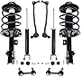 Detroit Axle - Front Strut & Coil Spring Assembly + Rear Shocks Absorbers w/Sway Bar Links Replacement for 2004-2008 Nissan Maxima - 8pc Set