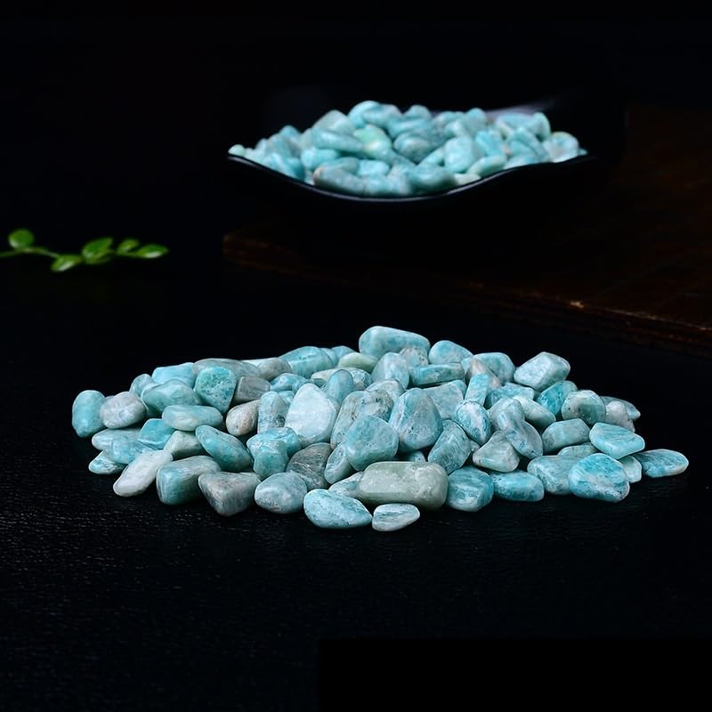 Piedras Decorativas, Grava de Cristal Natural de 5-12 mm for peceras, macetas y paisajismo.(7-9mm1000g)