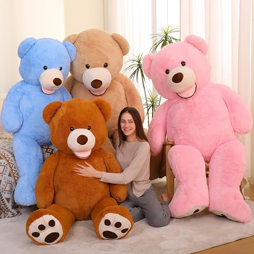 Image of MorisMos Giant Teddy Bear Plush 6ft, Life Size Huge Brown Teddy Bears for Boyfriend Girlfriend, 6 Foot Large Big Bear Gifts for Lover on Valentines, Anniversary, Birthday