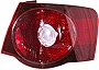 Evan-Fischer Tail Light Assembly Compatible with 2008-2010 Volkswagen Jetta Outer Sedan Passenger Side