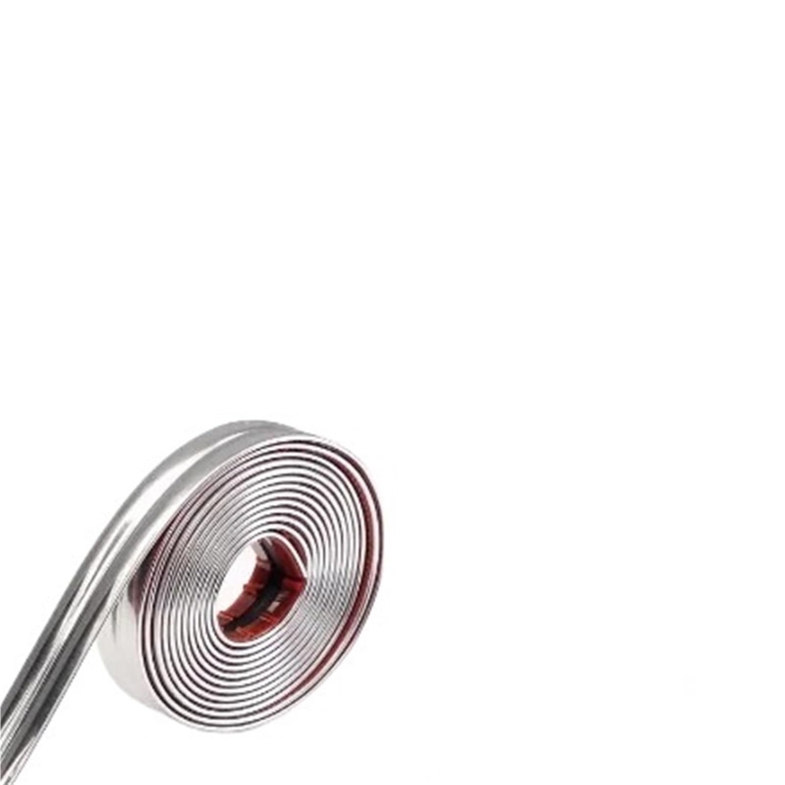 Xctdsvah Silver Wallpaper Border 5M Self-Adhesive Wall Corner Decor Strip Anti-Collision Mirror Sticker Internal External Home(Silver)