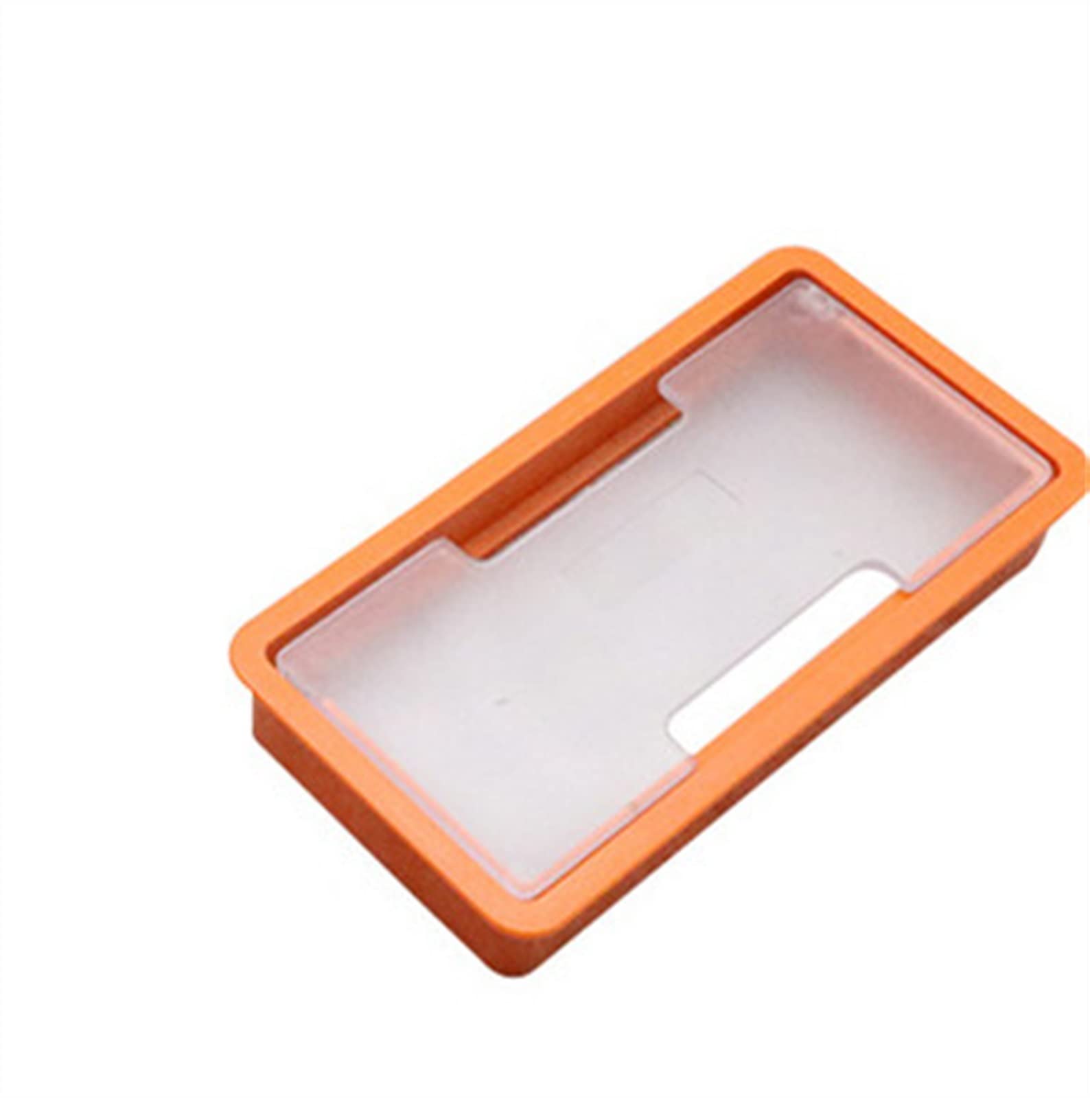 Pasacables de escritorio Cubierta de orificio rectangular de plástico