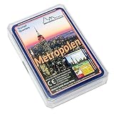 Kleine Übersichtskarten auf jeder Spielkarte helfen der geographischen Orientierung und zeigen dem Spieler, in welcher Metropole er sich gerade auf seiner Reise um die Welt befindet.