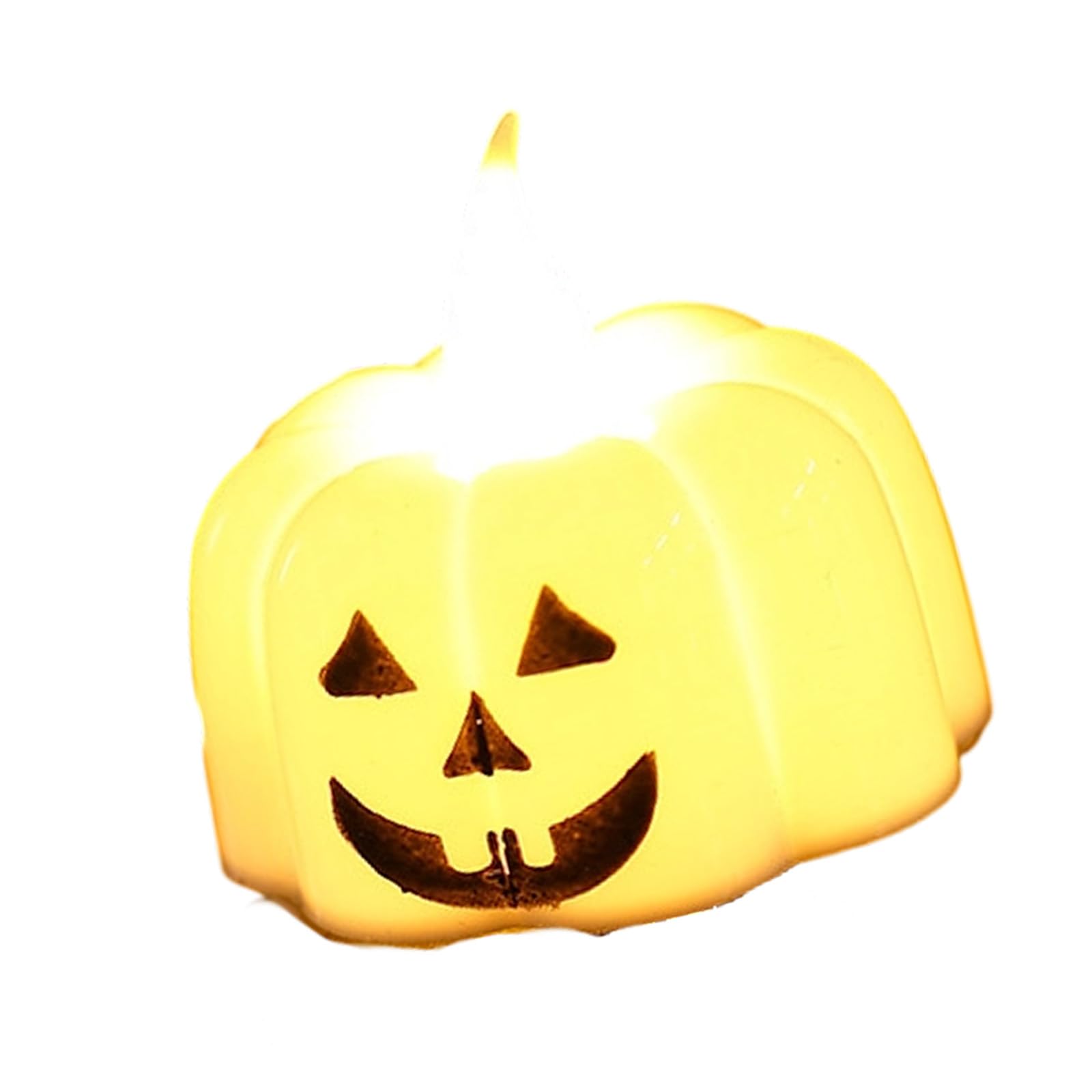 Hsioluted B Halloween Pumpkin Led Light With Attery Operations Flameless Flickering Design Portable Indoor And Outdoor Decoration Halloween Pumpkin Led Light