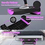 Adjustable Workout Aerobic Stepper in Fitness & Exercise Step Platform Trainer 3 settings adjustable height 4”-6”-8” - Image 5